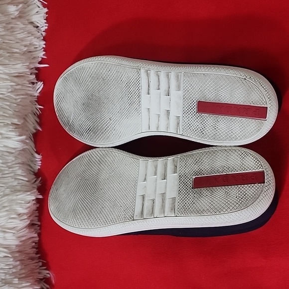 Prada Men's Navy Slip-On Shoes - Picture 9 of 12